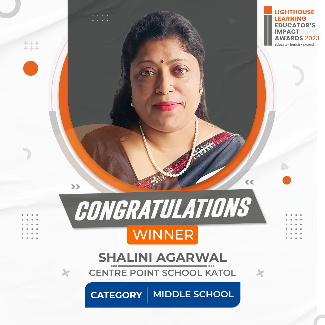 Winner - Ms Shalini Agarwal