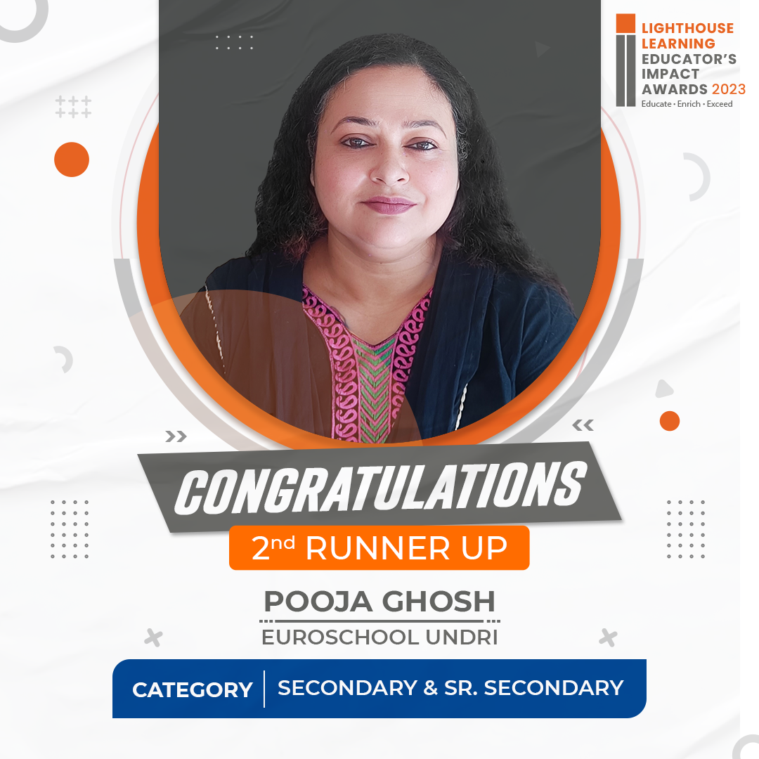 2st runner up - Ms Pooja Ghosh